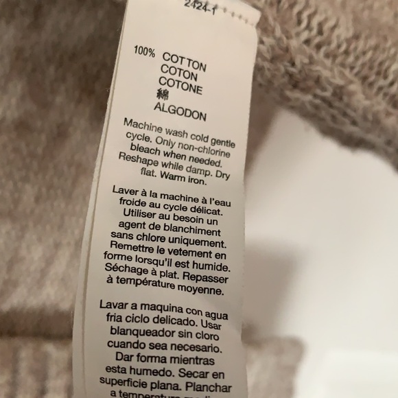 Gap Open Front Cotton Sweater Size M - Picture 4 of 5
